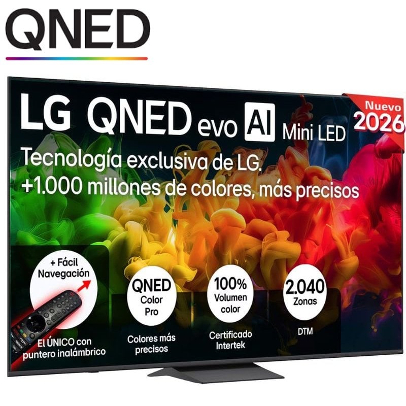 Televisor LG QNED Evo AI QNED83B Mini LED 85QNED8EB3A 85" / Ultra HD 4K / Smart TV / Wi-fi