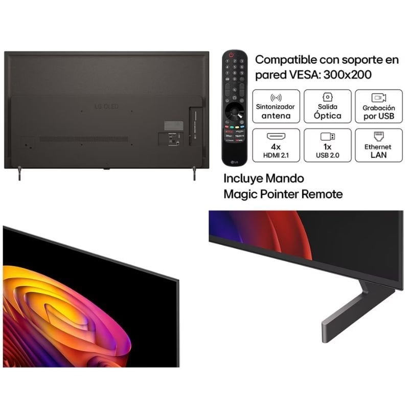 Televisor LG OLED AI B6 OLED55B6ELC 55" / Ultra HD 4K / Smart TV / Wi-fi