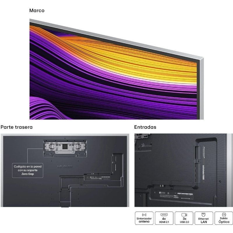 LG OLED Evo OLED65G54LW 65" / Ultra HD 4K / Smart TV / Wifi