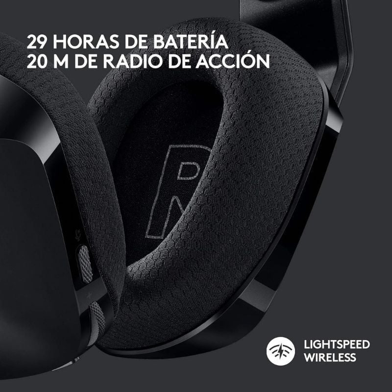 Logitech G733 Auscultadores sem Fios para Jogos com Microfone / Preto