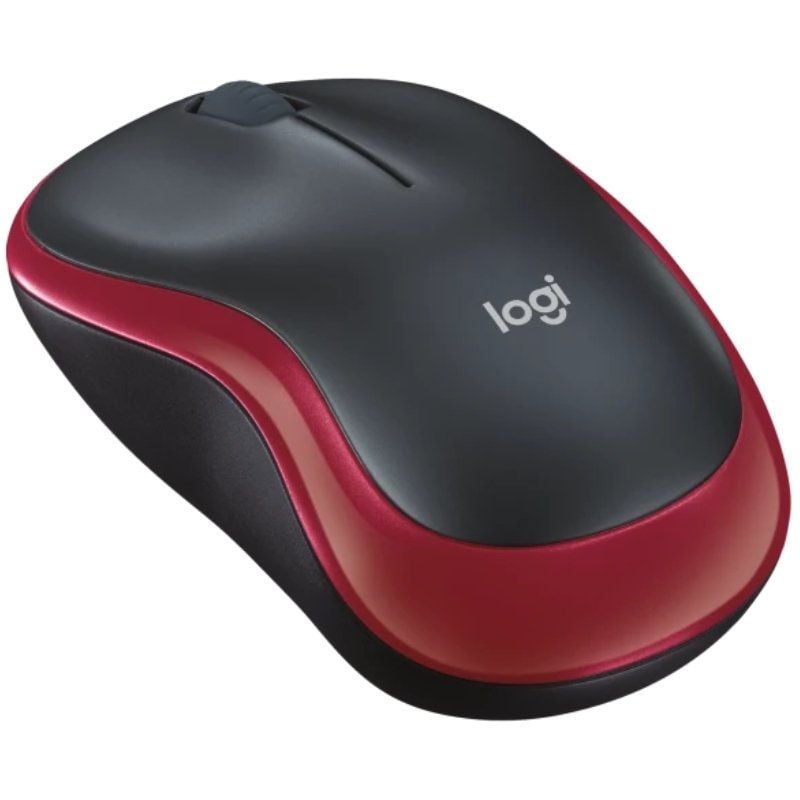 Rato sem Fios Logitech M185 / Até 1000 DPI / Vermelho