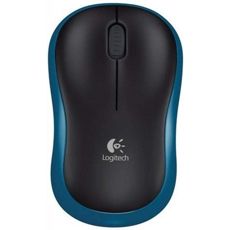 Rato sem Fios Logitech M185 / Até 1000 DPI / Azul