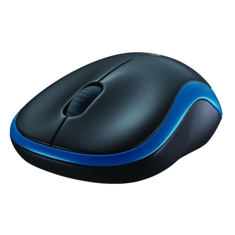 Rato sem Fios Logitech M185 / Até 1000 DPI / Azul