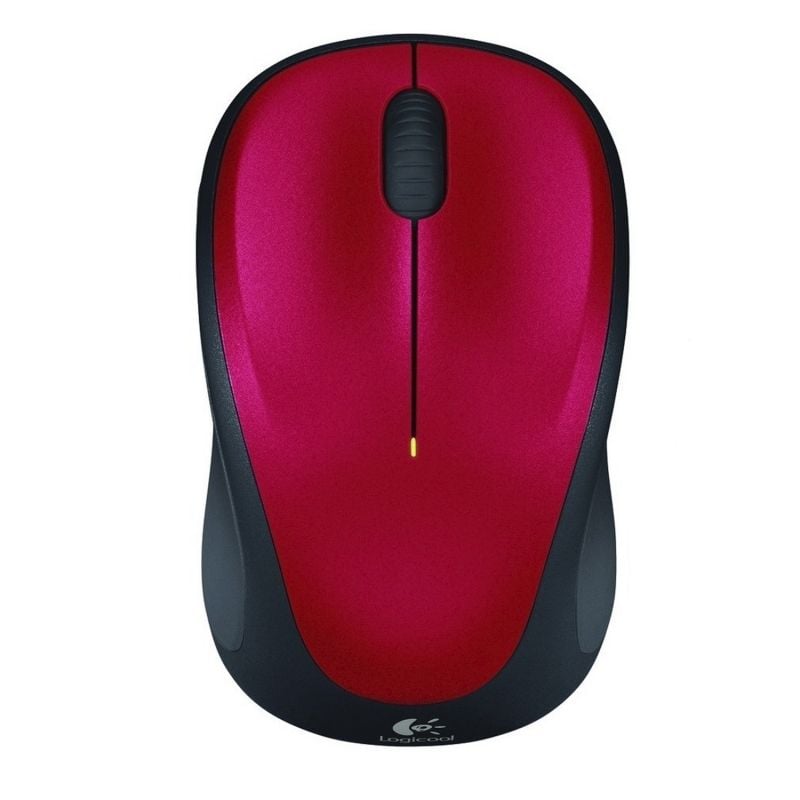 Rato sem Fios Logitech M235 / Até 1000 DPI / Vermelho
