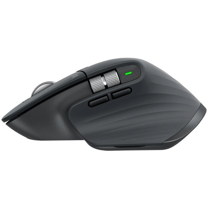 Logitech MX Master 3S Ergonomic Wireless Bluetooth Mouse / Bateria Recarregável / Até 8000 DPI / Gr…