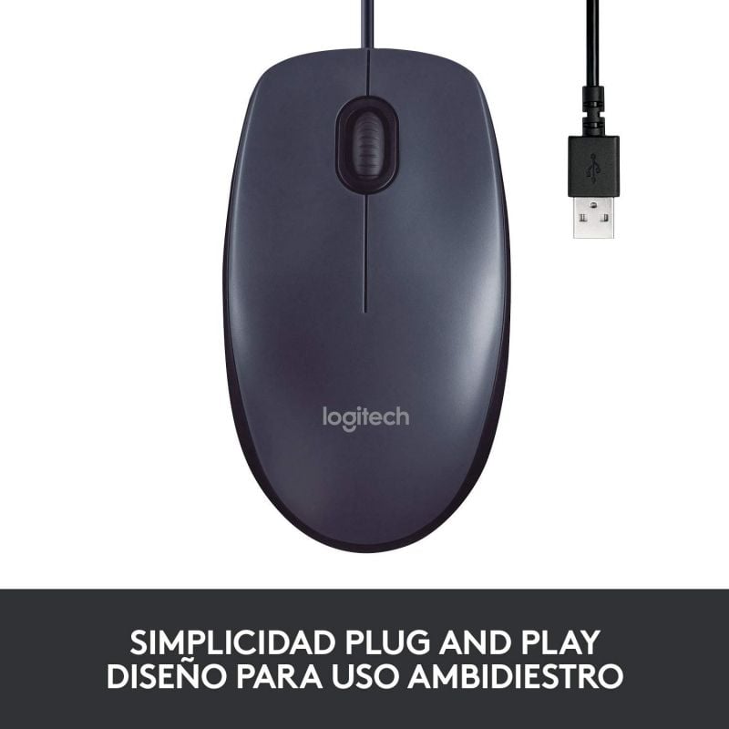 Rato Logitech B100 OEM / Até 800 DPI