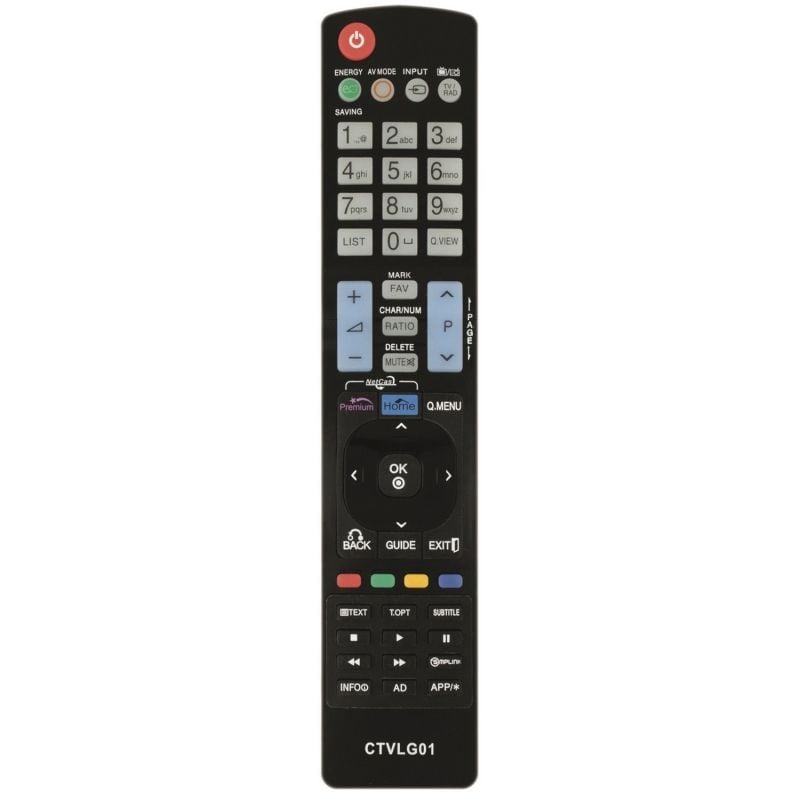 Controlo Remoto para TV LG CTVLG01 Compatível com Tvs LG