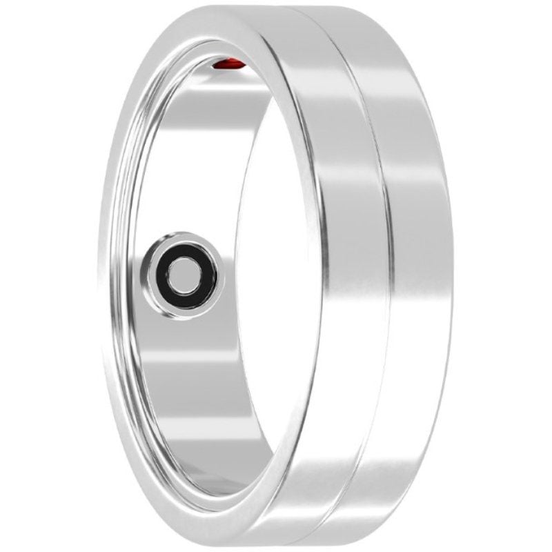 Anel Inteligente Maxcom MR100 Tamanho 11 / 65 / Ø20,7mm / Notificações / Ritmo Cardíaco / Prata