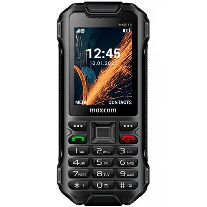 Maxcom Strong MM918 Telemóvel Robusto 4G Volte / Preto