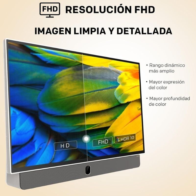 Televisor Portátil Metz 24MPE7000Z de 24" / Full HD / Smart TV / Wi-fi