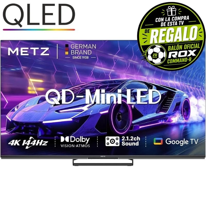 Metz Qled-miniled 65MNE8000Z TV 65" / Ultra HD 4K / Smart TV / Wifi