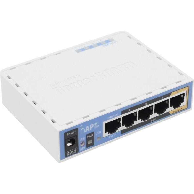 Ponto de Acesso Mikrotik HAP HAP AC Lite AC750