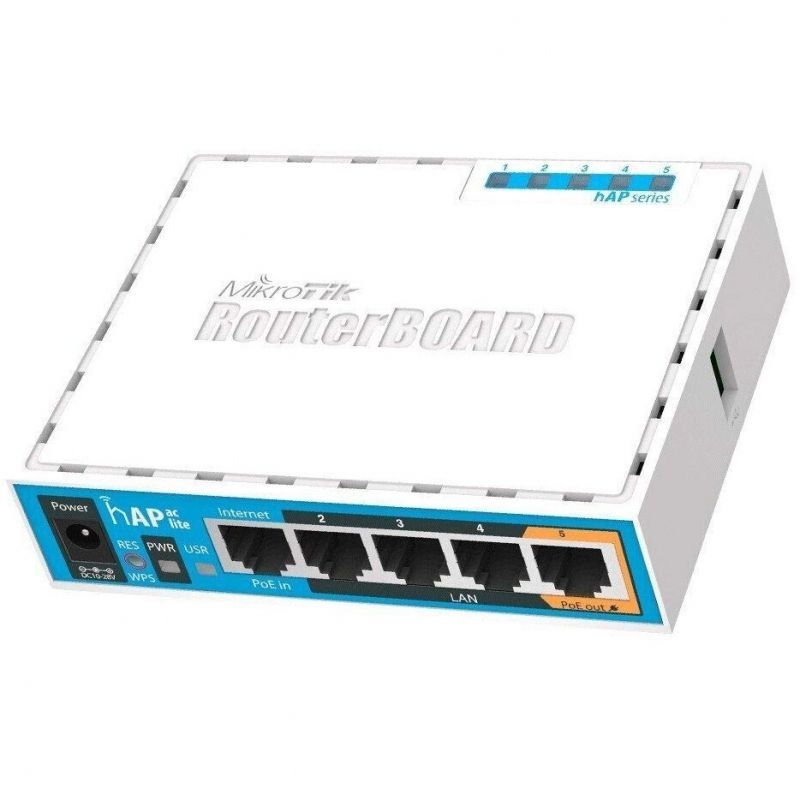 Ponto de Acesso Mikrotik HAP HAP AC Lite AC750