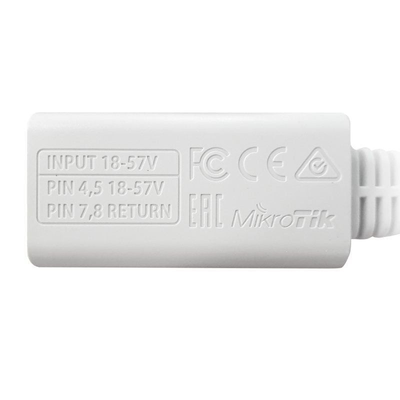Adaptador de Injetor Poe Mikrotik RBGPOE