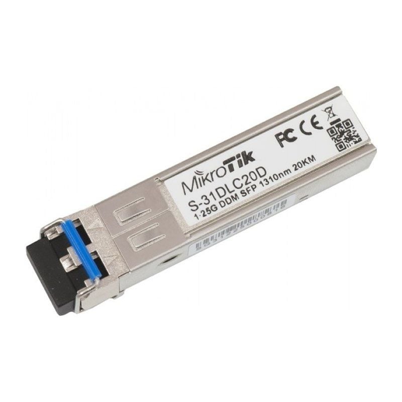 Módulo Transcetor SFP de Fibra Ótica Mikrotik S-31dlc20d