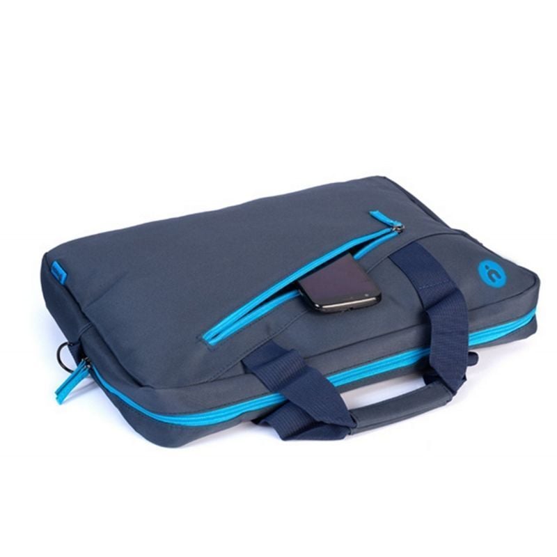 Mala para Portátil Monray Ginger para Computadores Portáteis Até 15,6" / Correia para Trolley / Azul