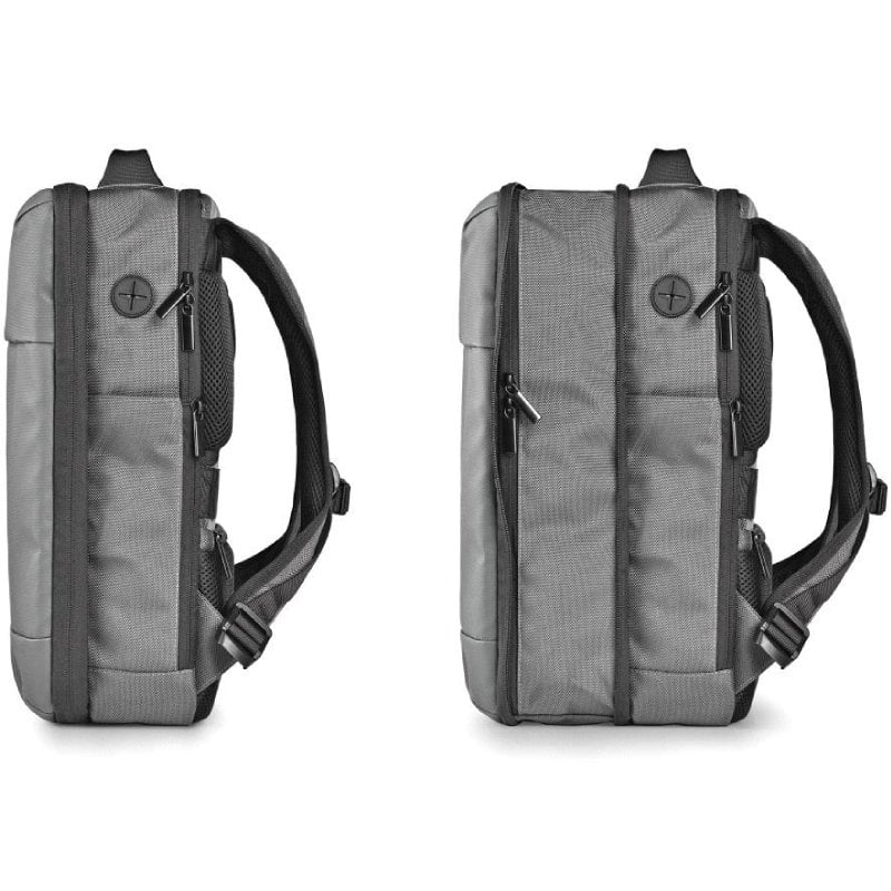 Mochila Expansível NGS Monray Sacks Horizon para Portáteis Até 14" / Impermeável / Cinza
