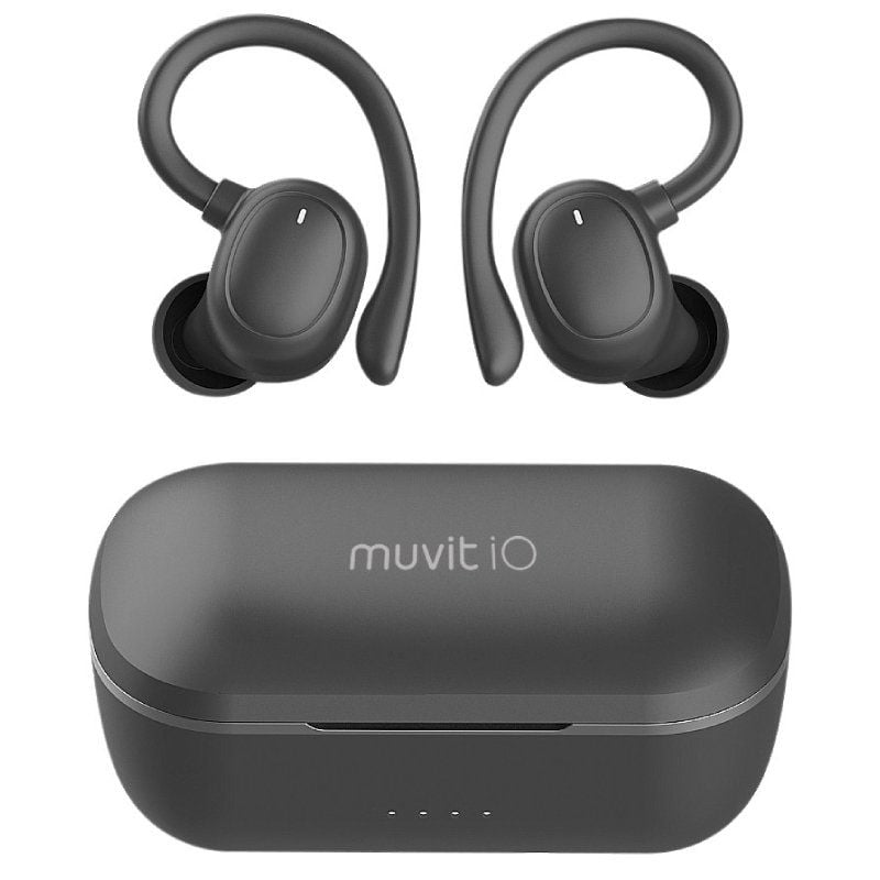 Muvit Io Smart True Wireless Sport ENC Bluetooth Sport Headphones With Charging Case / 6h Battery L…