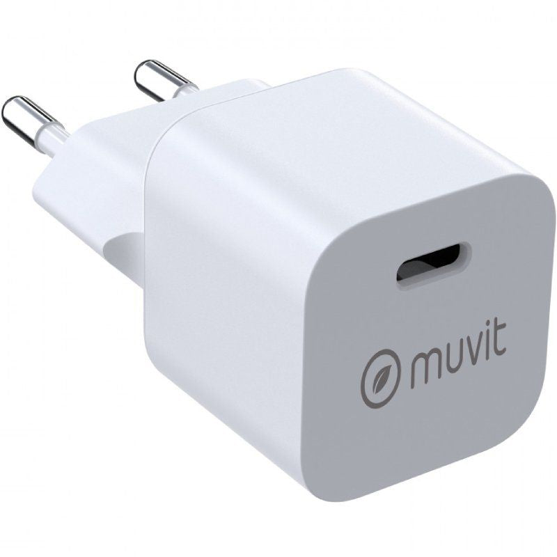 Carregador de Parede Muvit For Change MCACC0049 / 1xusb Type-c / 25W