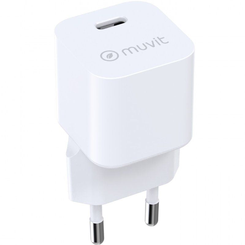 Carregador de Parede Muvit For Change MCACC0049 / 1xusb Type-c / 25W