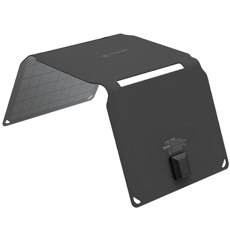 Painel Solar Portátil Muvit MCSCH0002 / 1xusb / 15W