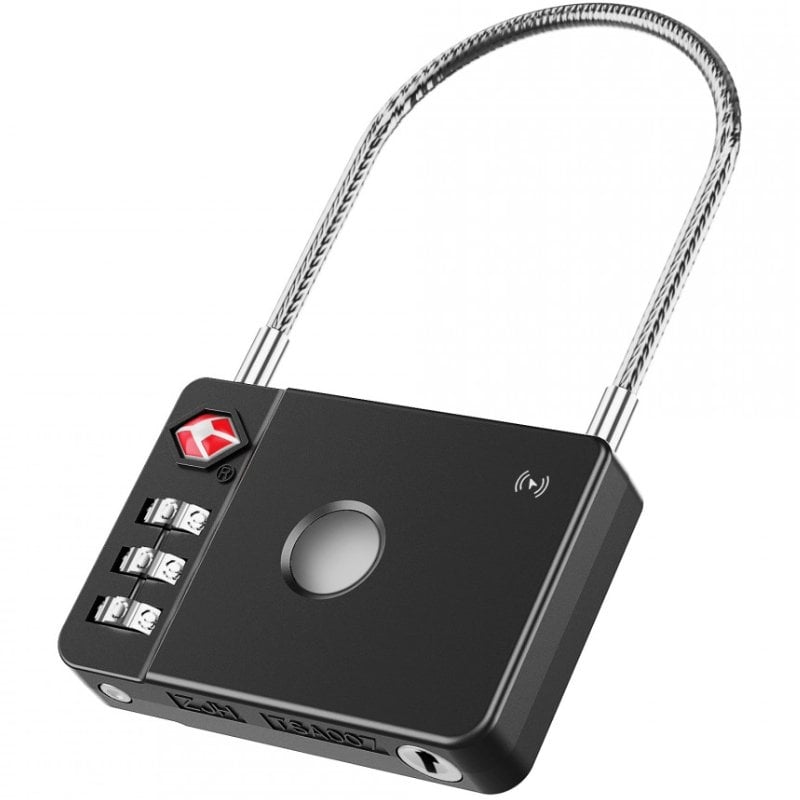 Cadeado Localizador Inteligente Muvit For Change Mili Milock Duo MCLOK0001 / Combinação de 3 Dígitos