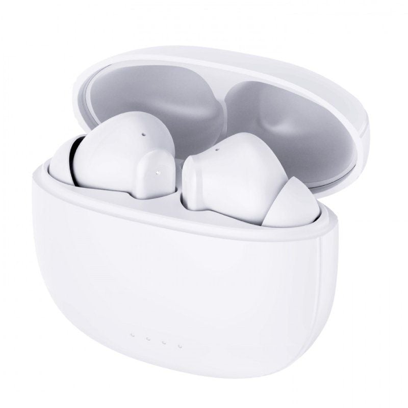 Auscultadores Bluetooth Myway MWHPH0028 com Estojo de Carregamento / Autonomia 6h / Branco