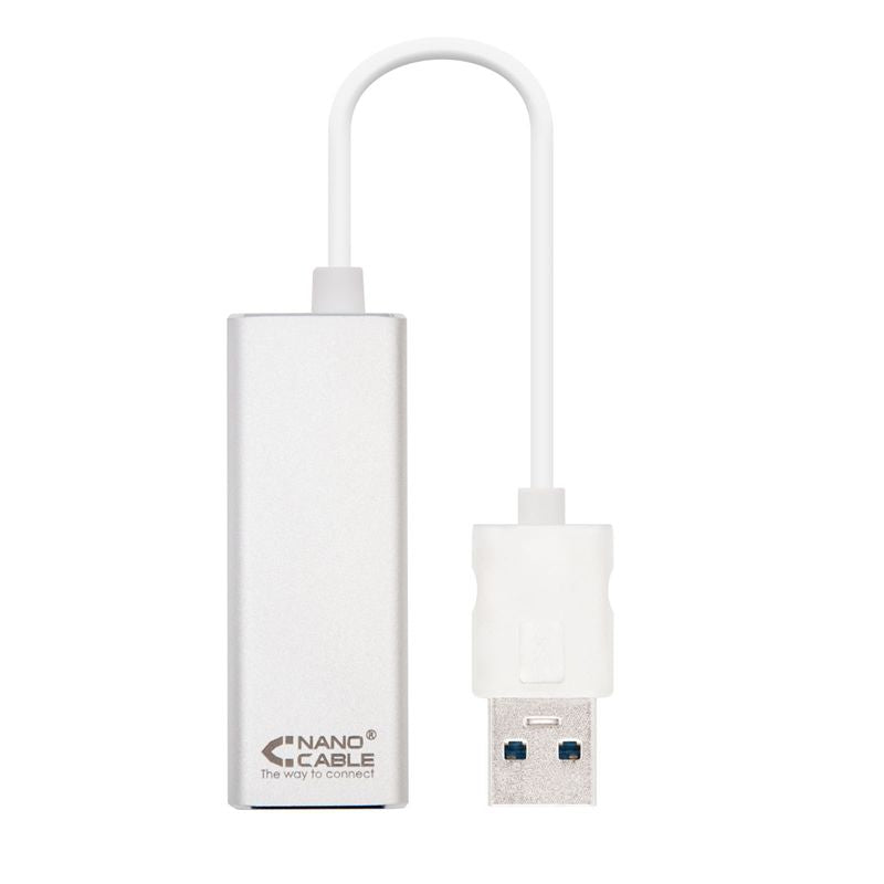 Adaptador USB 3.0 - RJ45 Nanocable 10.03.0401 / 1000mbps