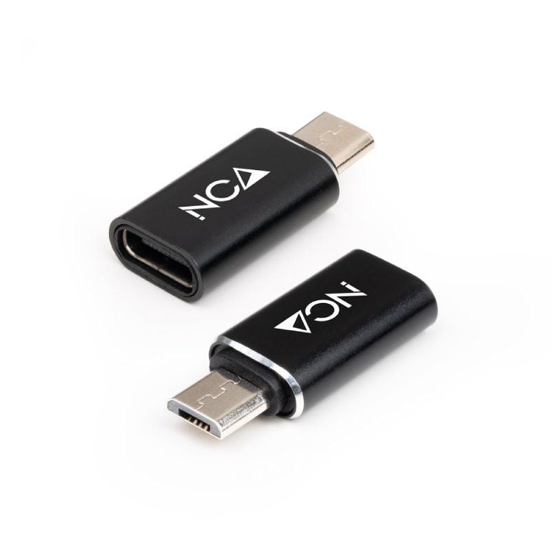Adaptador Nanocable 10.02.0014 / Microusb Macho - USB Tipo C Fêmea