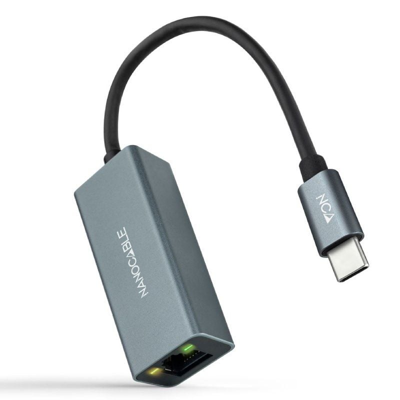 Adaptador Tipo C - RJ45 Nanocable 10.03.0406 / 1000mbps