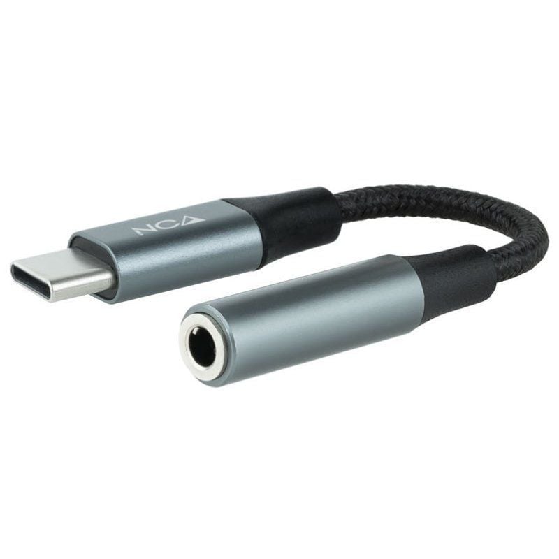 Nanocable USB Type-c Converter 10.24.1204 / USB Type-c Macho - Jack 3.5 Fêmea