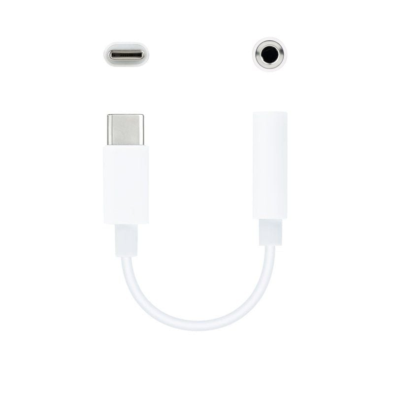 Conversor USB Tipo C Nanocable 10.24.1205-w / USB Tipo C Macho - Jack 3.5 Fêmea