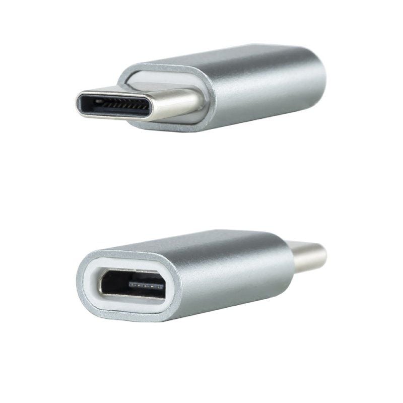 Adaptador Nanocable 10.02.0011 / Adaptador USB Tipo C Macho - Microusb Fêmea