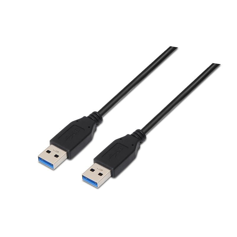 Cabo USB 3.0 Nanocable 10.01.1002-bk / USB Macho - USB Macho / 2m / Preto