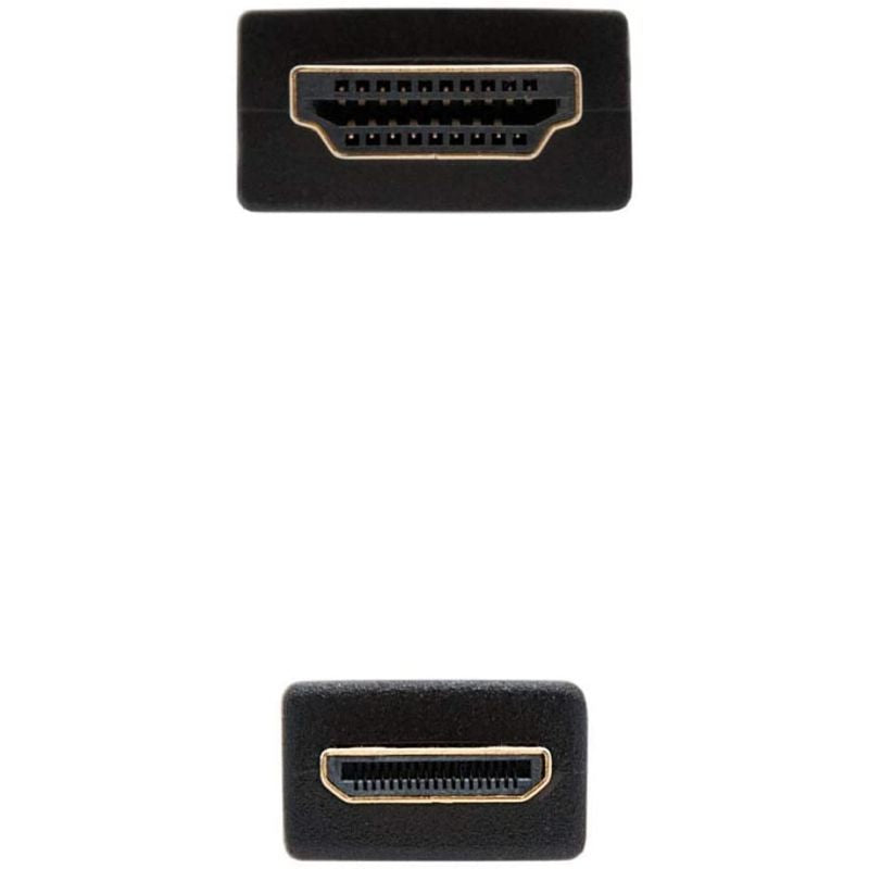 Cabo HDMI Nanocable 10.15.0902 / Cabo HDMI Macho - Mini HDMI Macho / 1,8 M / Preto