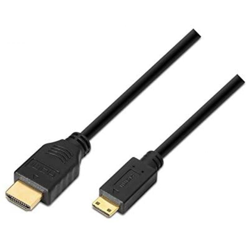 Cabo HDMI Nanocable 10.15.0902 / Cabo HDMI Macho - Mini HDMI Macho / 1,8 M / Preto