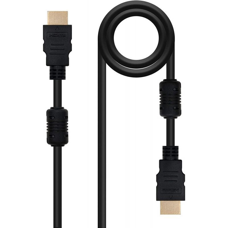 Cabo HDMI 1.4 Nanocable 10.15.1810 / Macho HDMI - Macho HDMI / 10m / Preto