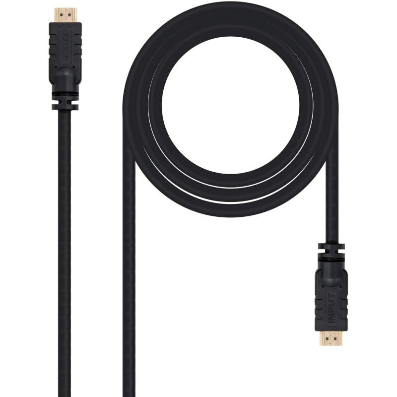 Cabo HDMI 1.4 Nanocable 10.15.1820 / Macho HDMI - Macho HDMI / 20m / Preto