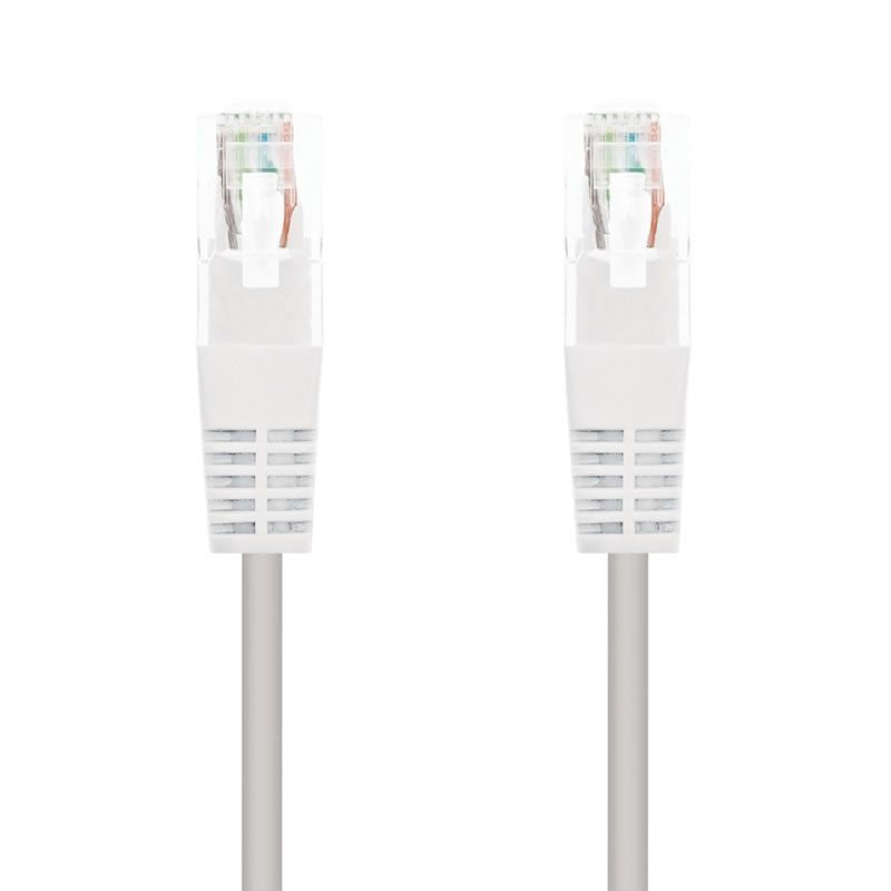 Cabo de Rede RJ45 UTP Nanocable 10.20.0110-w Cat.5 / 10m / Branco