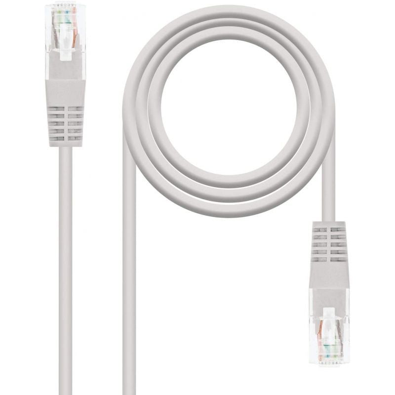 Cabo de Rede RJ45 UTP Nanocable 10.20.0115 Cat.5 / 15m / Cinzento