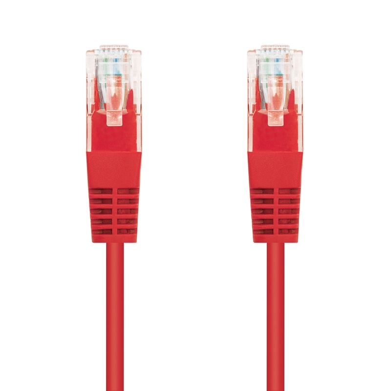 Cabo de Rede RJ45 UTP Nanocable 10.20.0402-r Cat.6 / 2m / Vermelho
