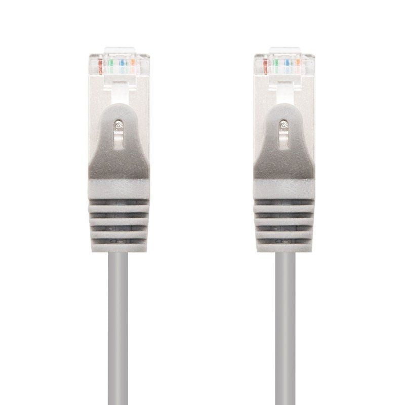 Cabo de Rede RJ45 FTP Nanocable 10.20.0810 Cat.6 / 10m / Cinzento