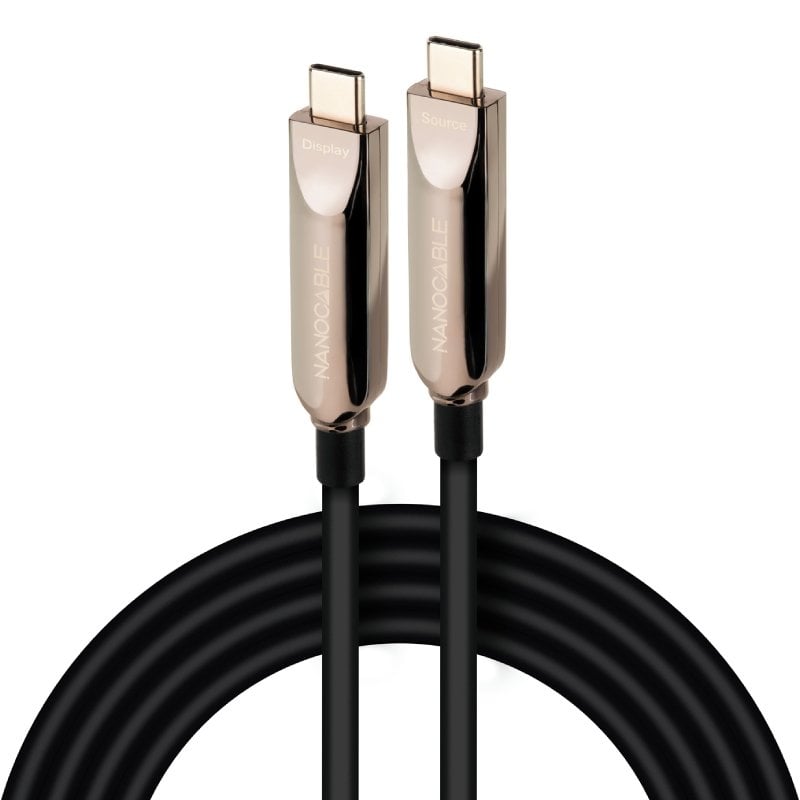 Cabo USB 3.2 Tipo C AOC Nanocable 10.01.4610 / USB Tipo C Macho - USB Tipo C Macho / Até 60 W / 10…