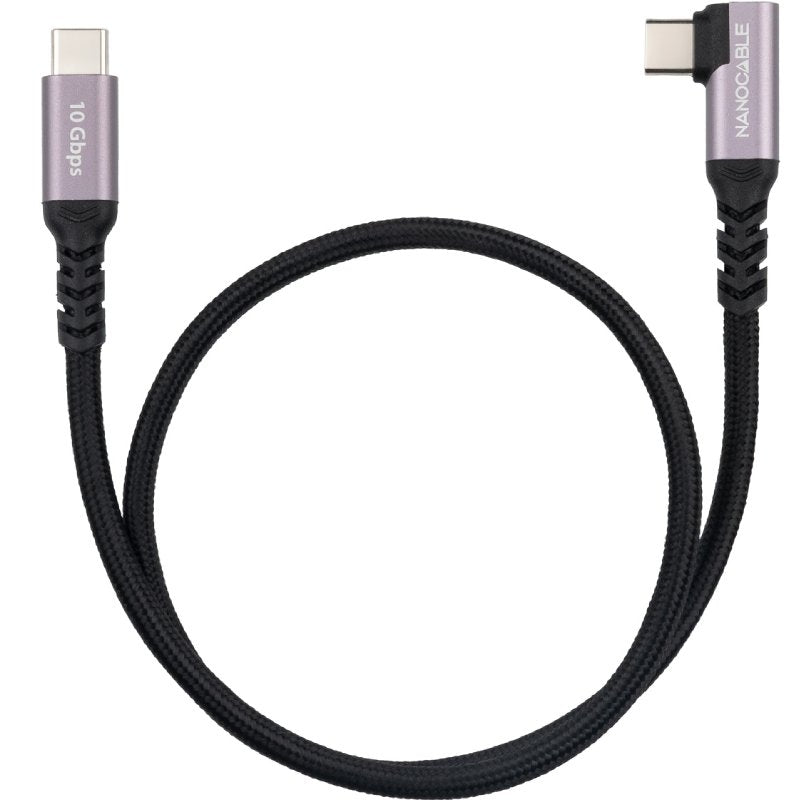 USB 3.2 Cabo Angular USB 3.2 Tipo C Nanocable 10.01.4701 / USB Tipo C Macho - USB Tipo C Macho / At…