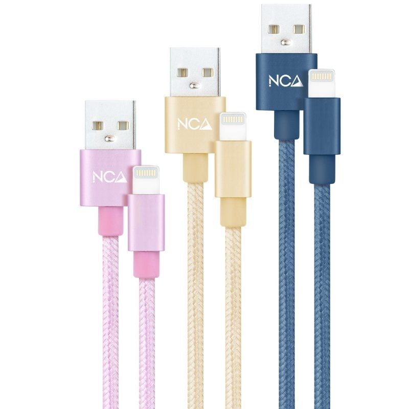 Cabos USB 2.0 Lightning Nanocable 10.10.0401-co2 / Macho USB - Macho Lightning / 1m / 3 Unidades /…