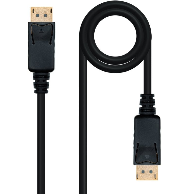 Cabo Displayport 1.2 4K Nanocable 10.15.2310 / Displayport Macho - Displayport Macho / 10 M / Preto