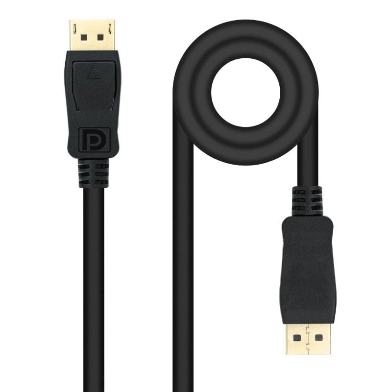 Cabo Displayport Nanocable 10.15.2601-l150 / Displayport Macho - Displayport Macho / 1,5m / Preto