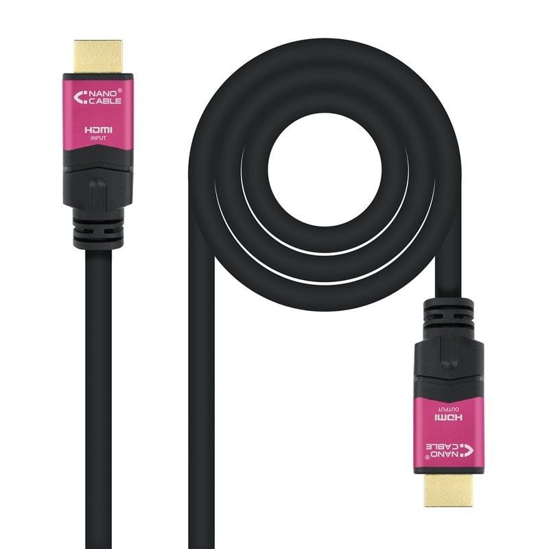 Nanocabo HDMI 2.0 4K 10.15.3715 / Macho HDMI - Macho HDMI / 15m / Preto