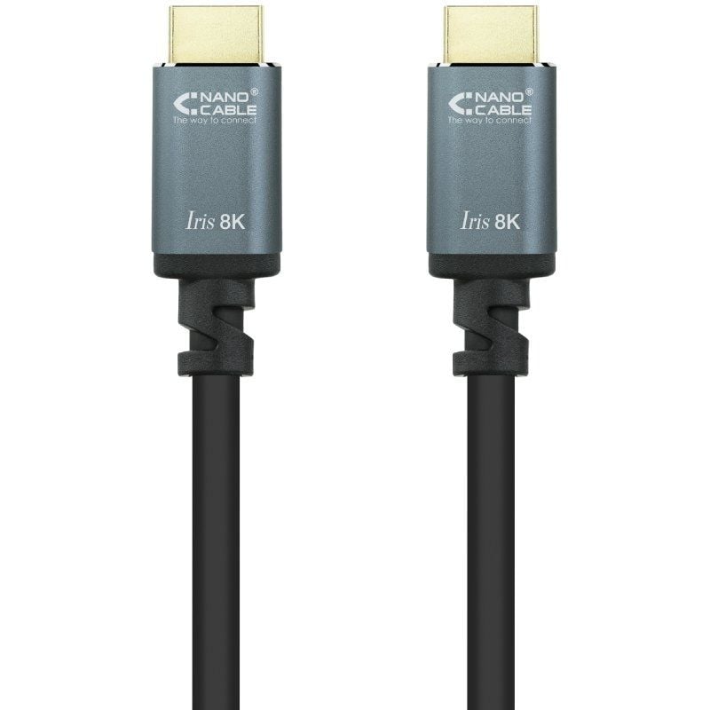 HDMI 2.1 IRIS 8K Nanocable 10.15.8010 / Macho HDMI - Macho HDMI / 10m / Preto