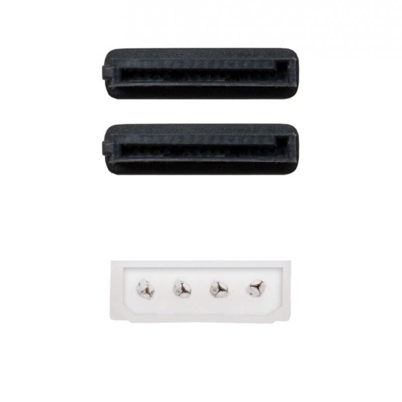 Cabo Duplicador de Potência Nanocable 10.19.0101-oem / Molex Macho - 2x SATA Fêmea / 20cm